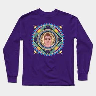 Golden Buddha Mandala Long Sleeve T-Shirt